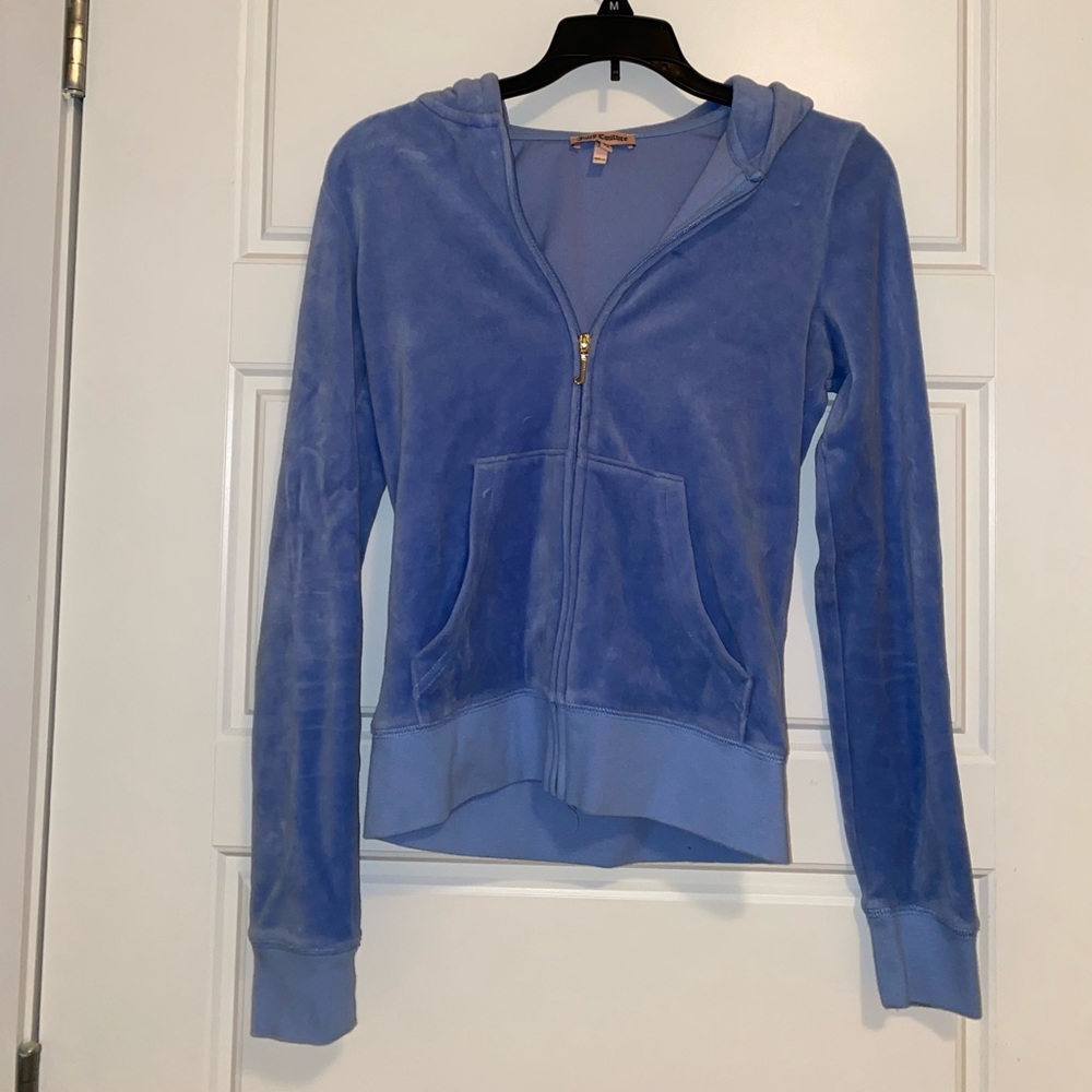 Blue juicy couture zip up